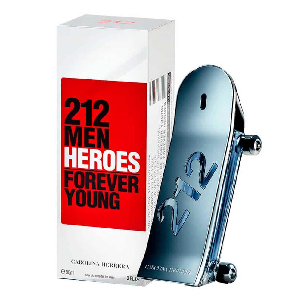 CAROLINA HERRERA 212 MEN HEROES  CABALLERO EAU DE TOILETTE 90ML