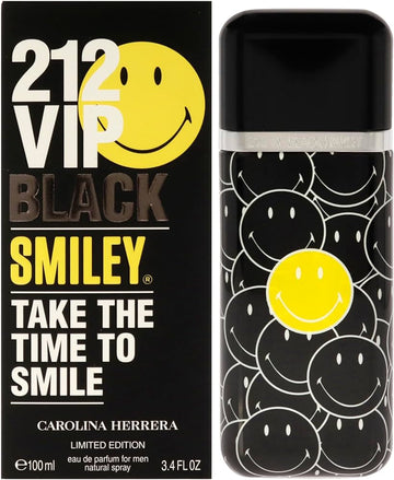 CAROLINA HERRERA 212 VIP BLACK SMILEY CABALLERO EAU DE PARFUM 100ML