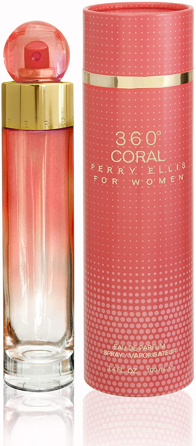 PERRY ELLIS 360ø  CORAL   DAMA  EAU DE PARFUM 100ML