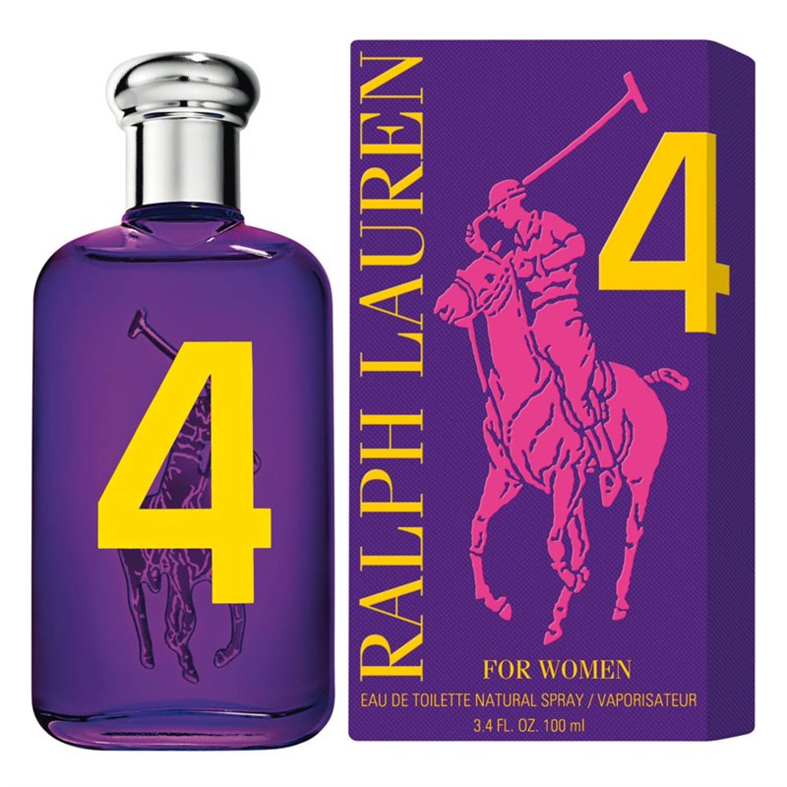 RALPH LAUREN BIG PONY 4 DAMA  EAU DE TOILETTE 100ML